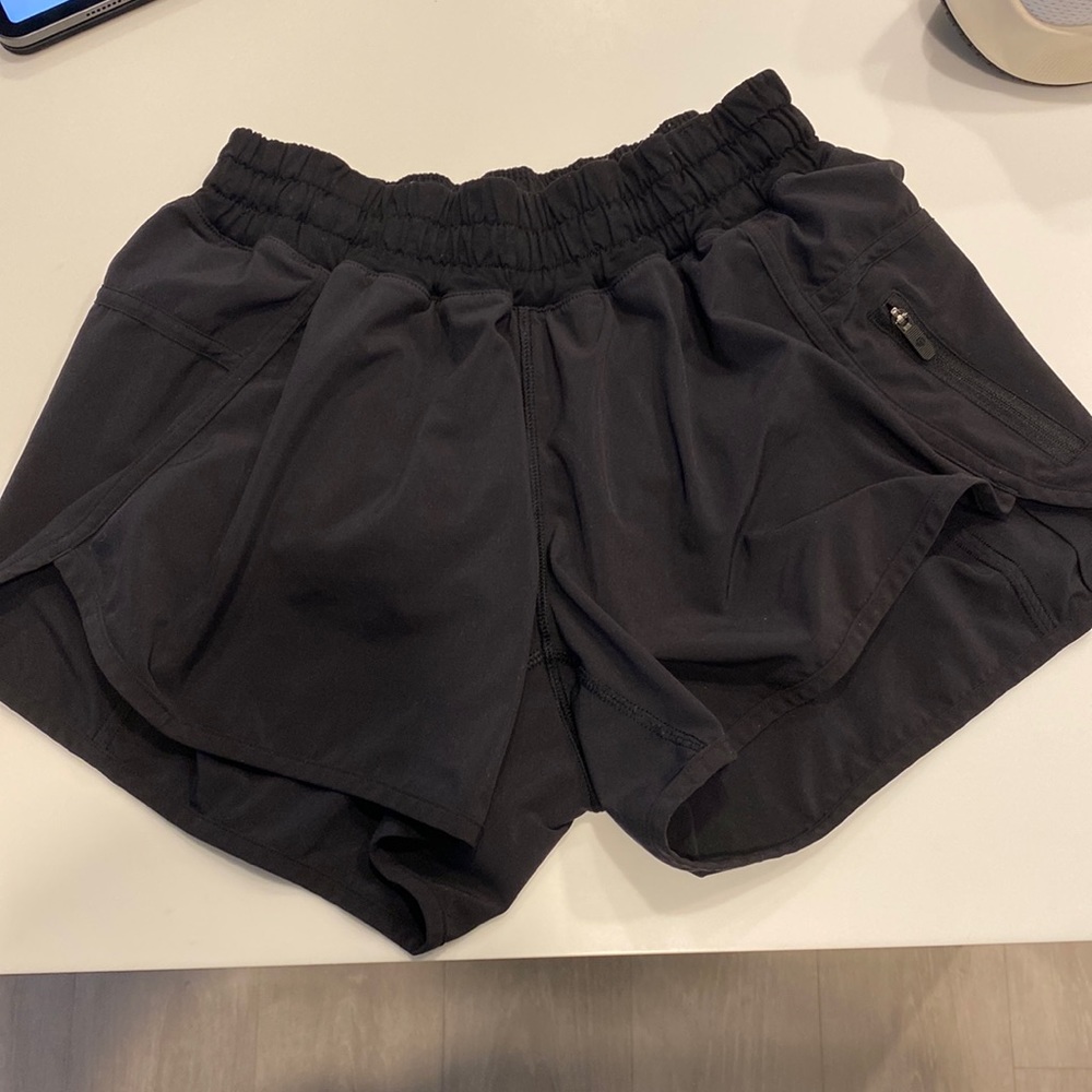 Lululemon Black Tracker Low Rise Short